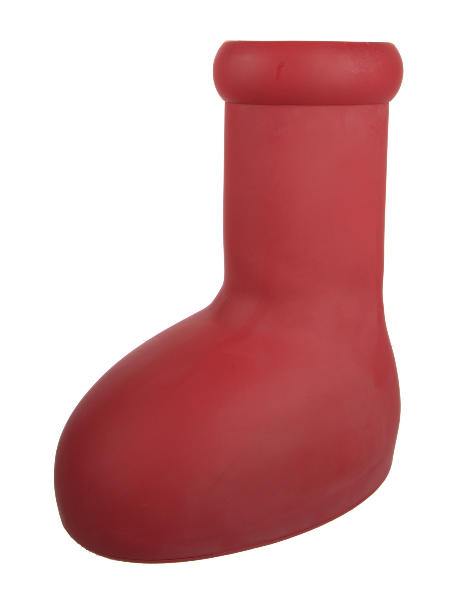 MSCHF Big Red Rubber Rain Boots Red Boots, Shoes WMSCF20028 The