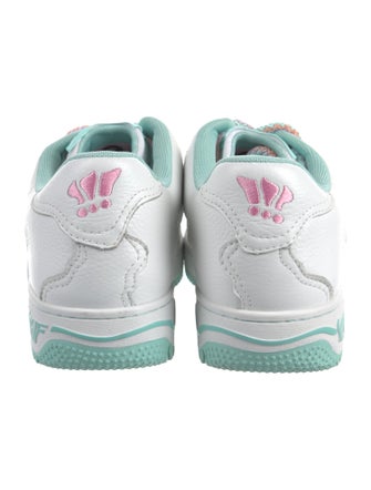 MSCHF Leather Colorblock Pattern Sneakers