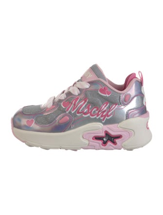 MSCHF Leather Printed Chunky Sneakers