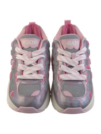 MSCHF Leather Printed Chunky Sneakers