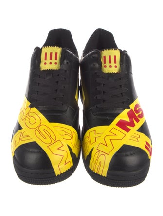 MSCHF Leather Printed Sneakers