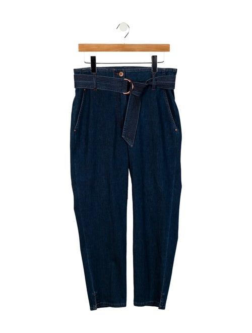 Maison Common High-Rise Straight Leg Jeans