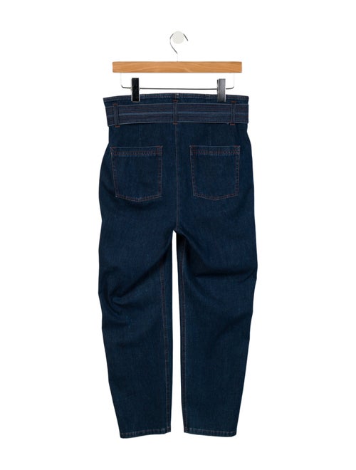 Maison Common High-Rise Straight Leg Jeans