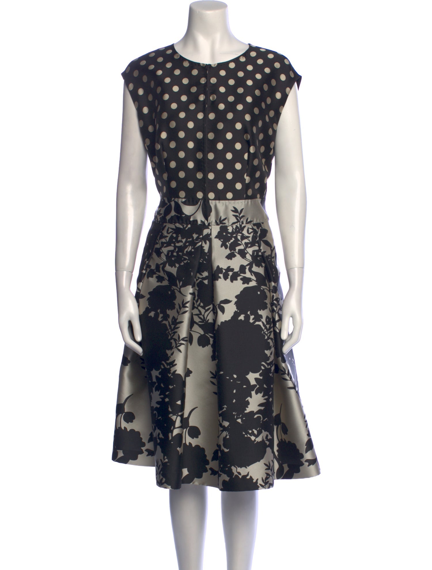 Maison Common Floral Print Midi Length Dress w/ Tags