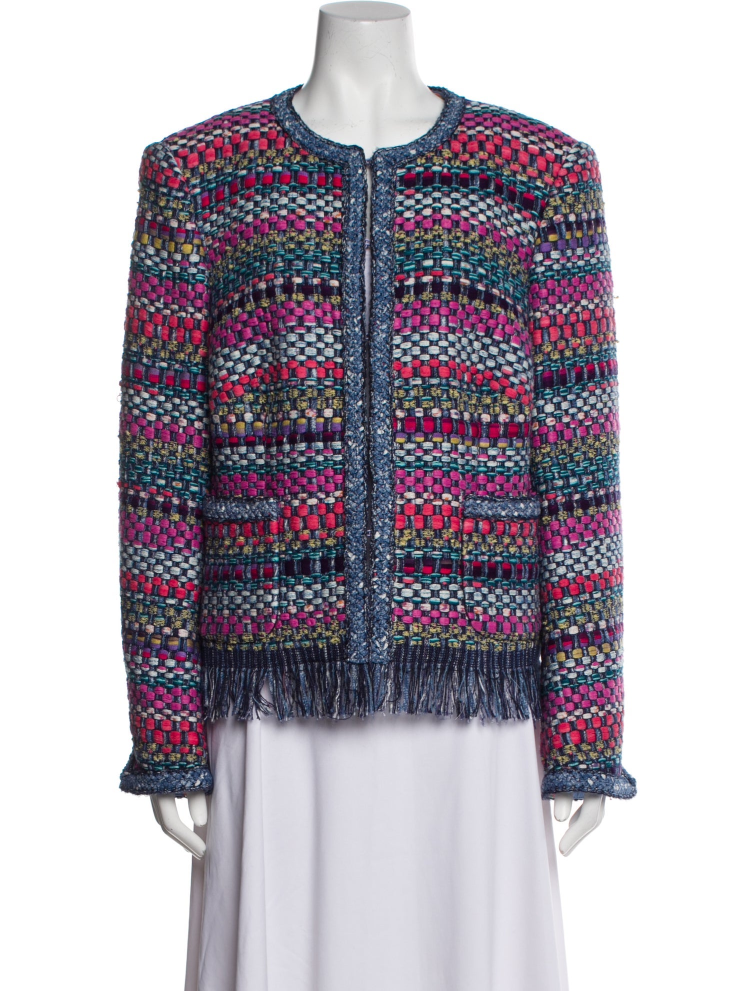 Maison Common Tweed Pattern Evening Jacket w/ Tags