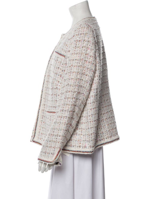 Maison Common Tweed Pattern Jacket