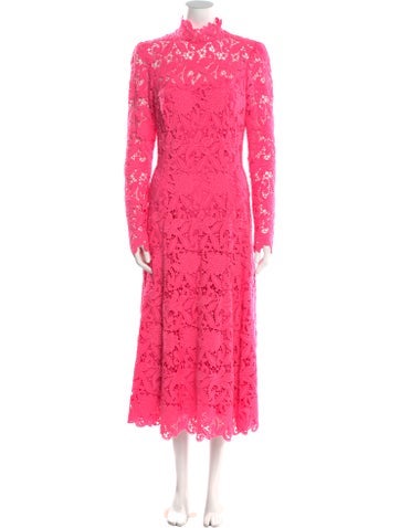 Maison Common Dresses Lace Pattern Long Dress Us6, De36 | M