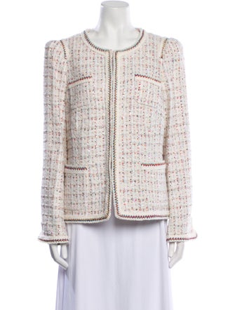 Maison Common Tweed Tweed Pattern Evening Jacket