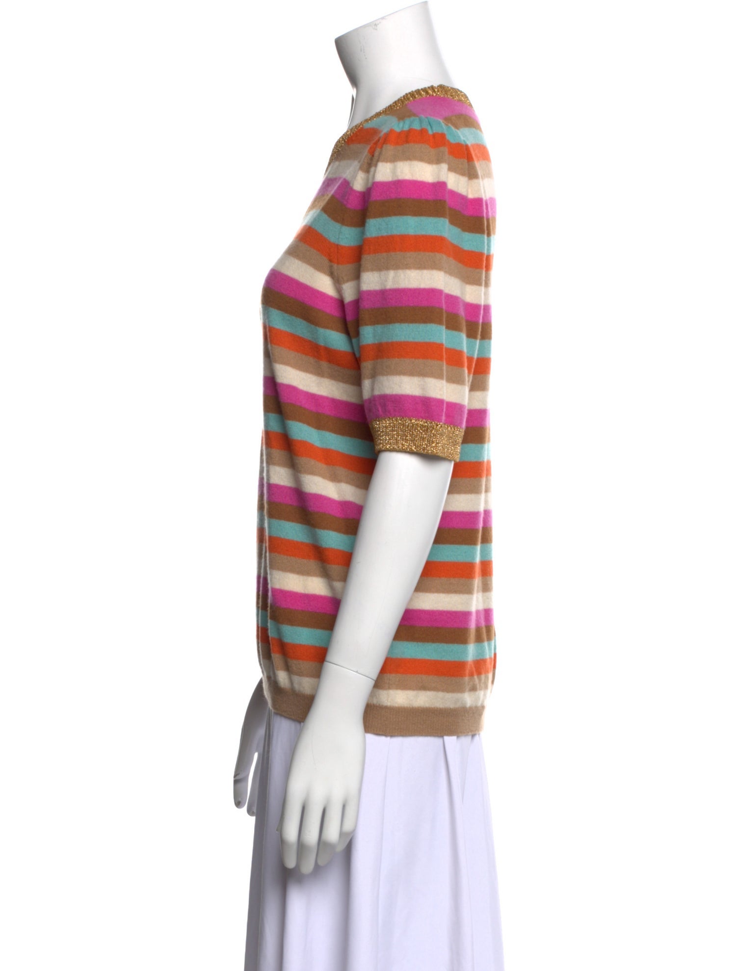 Maison Common Merino Wool Striped Sweater w/ Tags
