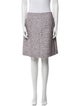 Maison Common Tweed Pattern Knee-Length Skirt