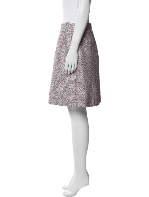 Maison Common Tweed Pattern Knee-Length Skirt