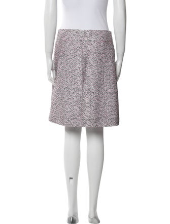 Maison Common Tweed Pattern Knee-Length Skirt