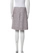 Maison Common Tweed Pattern Knee-Length Skirt