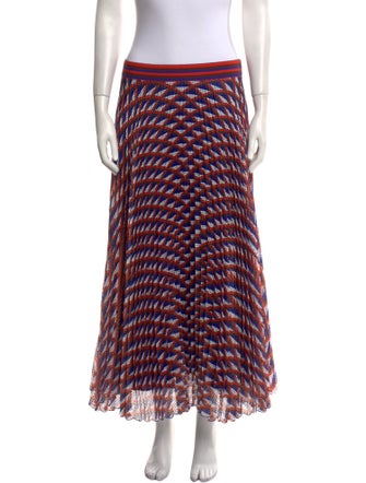 Maison Common Printed Midi Length Skirt