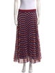 Maison Common Printed Midi Length Skirt