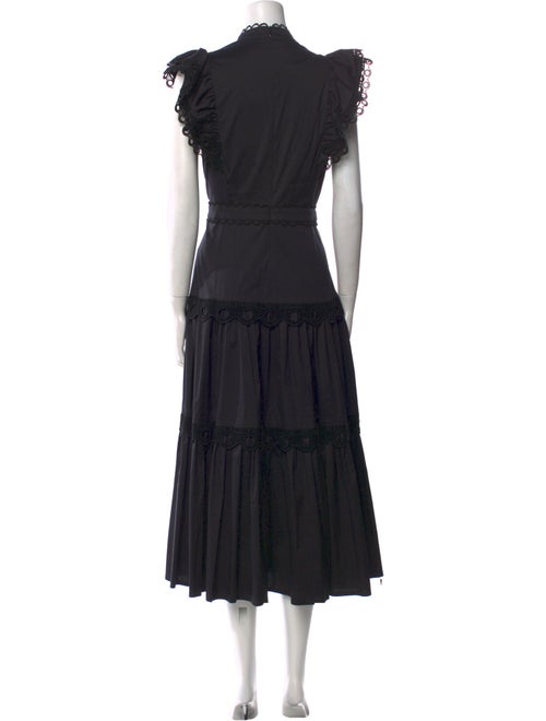 Maison Common Mock Neck Long Dress