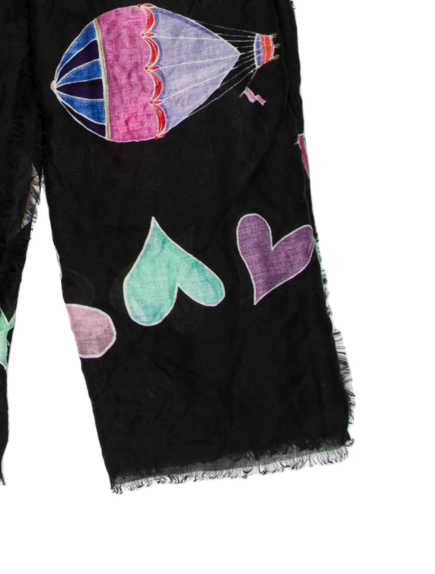 Maison Common Virgin Wool Printed Scarf