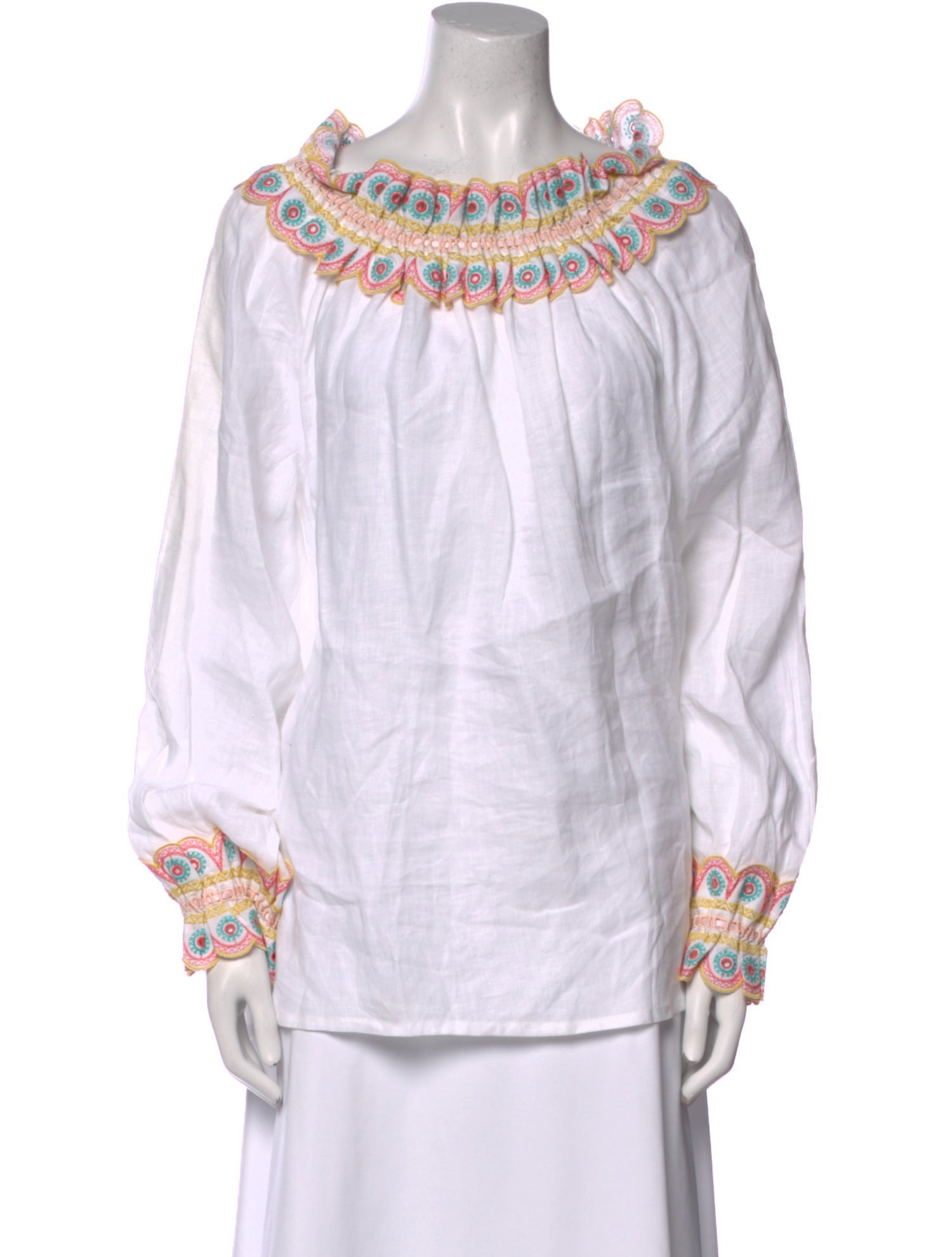 Maison Common Linen Graphic Print Tunic
