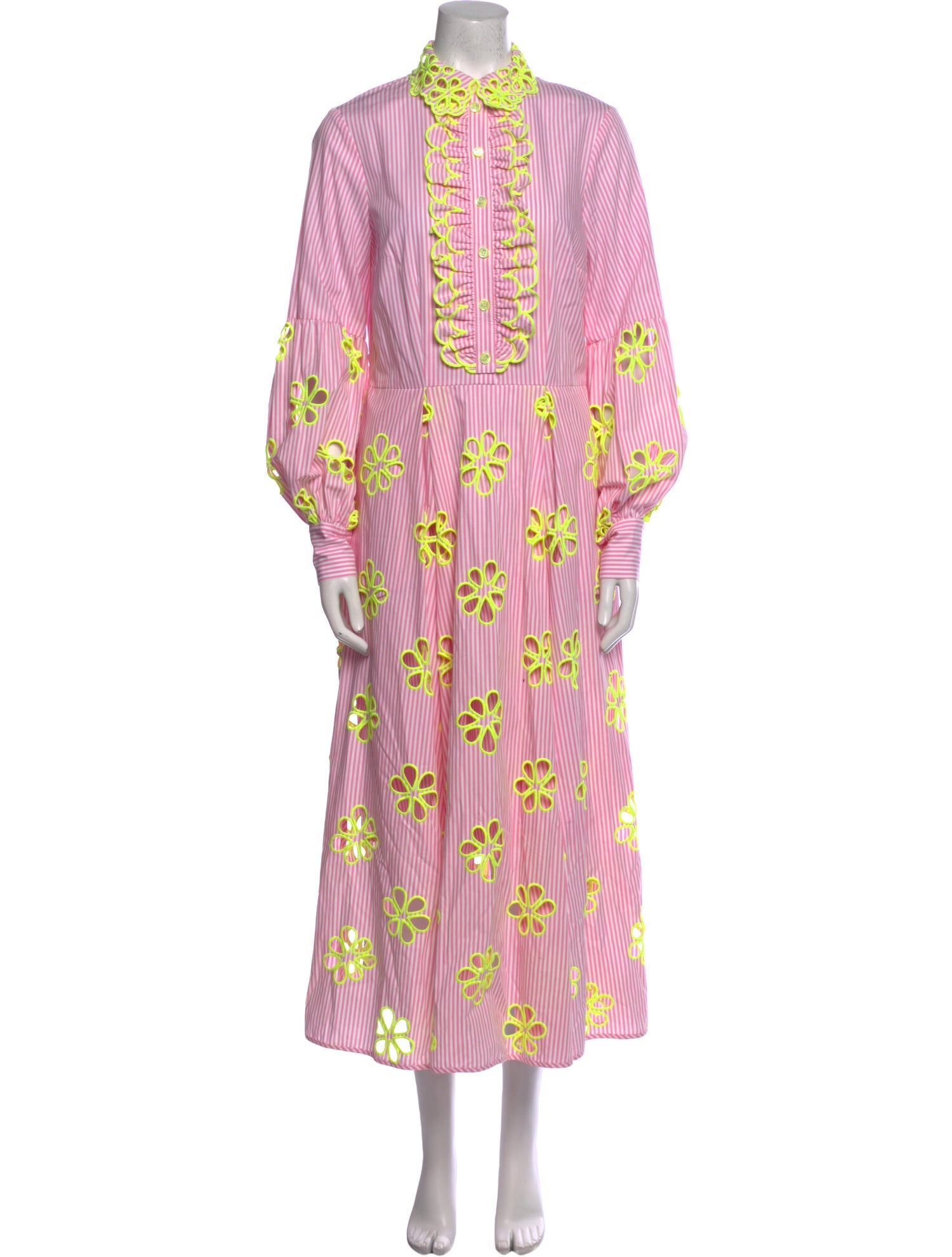 Maison Common Striped Long Dress