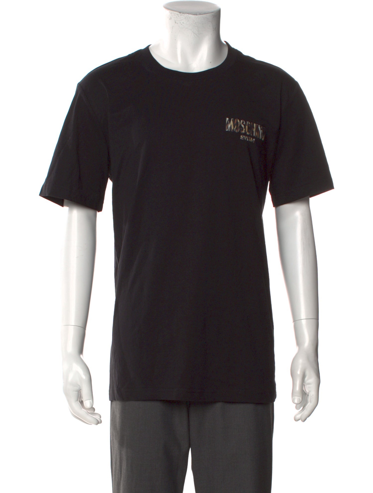 Moschino Swim Graphic Print Crew Neck T-Shirt w/ Tags