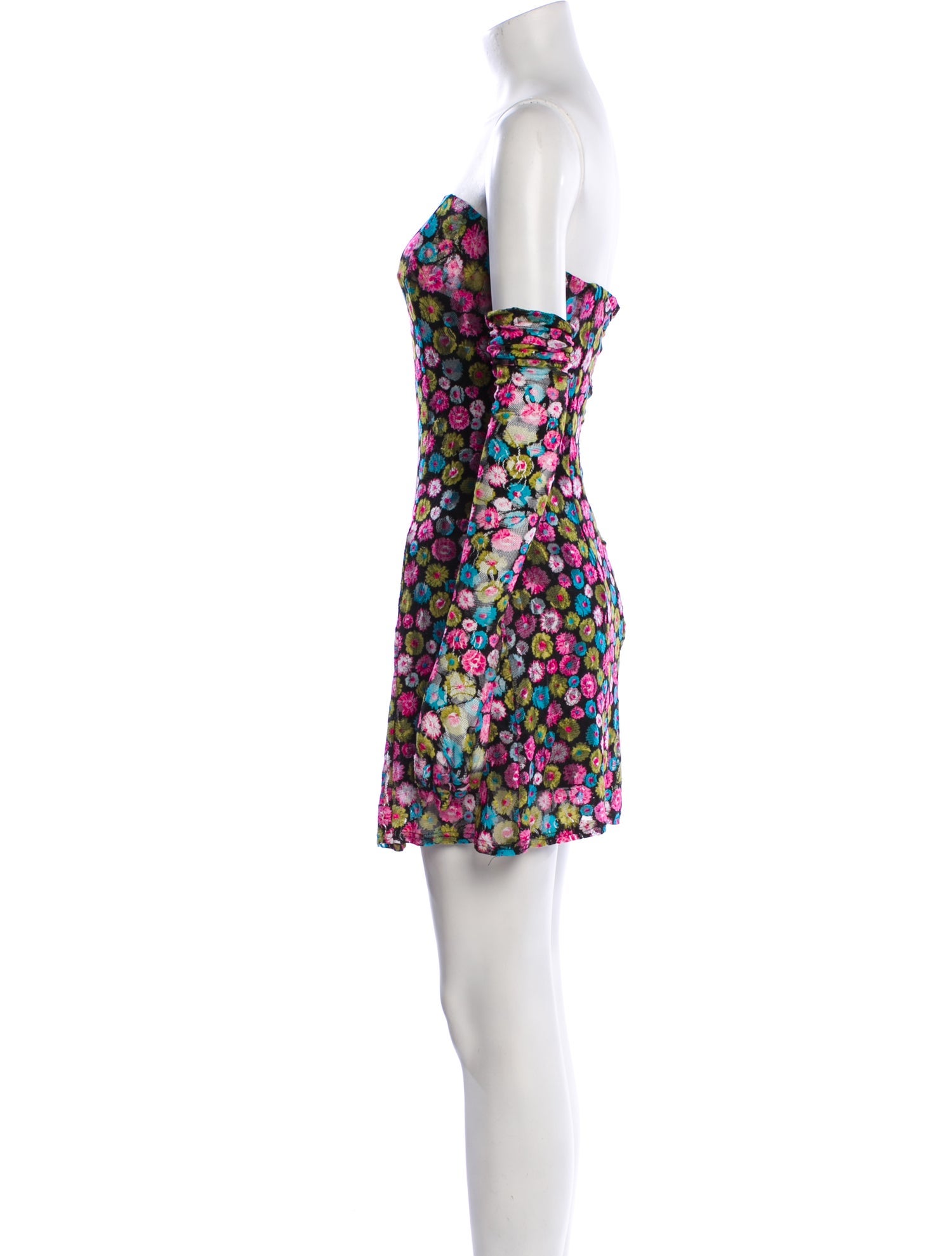 Miscreants Floral Print Mini Dress