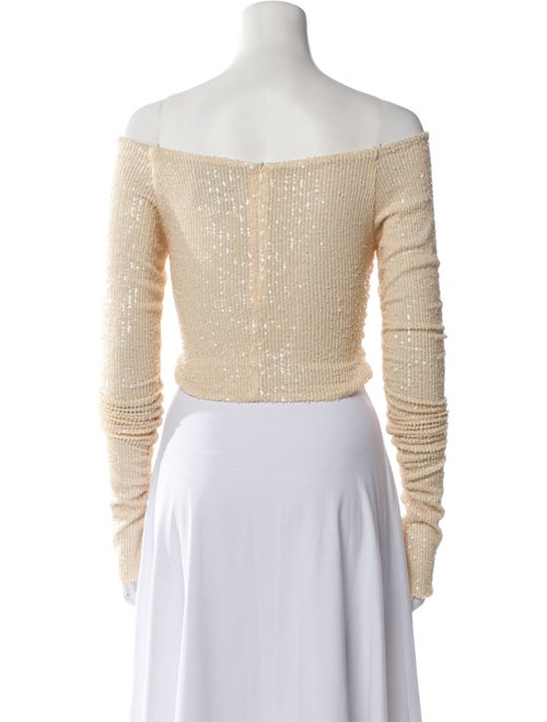 Miscreants Silk Off-The-Shoulder Crop Top