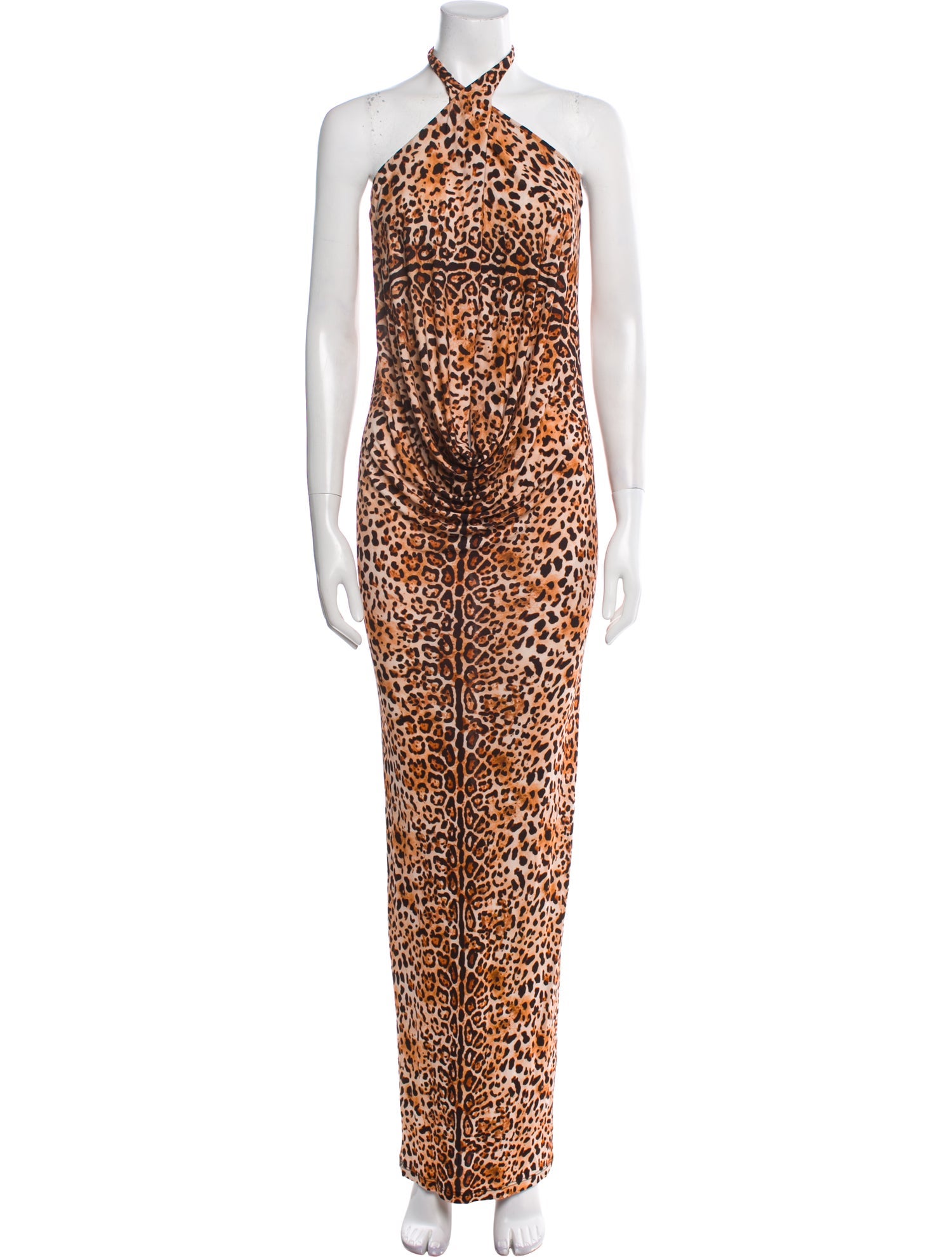 Miscreants Animal Print Long Dress