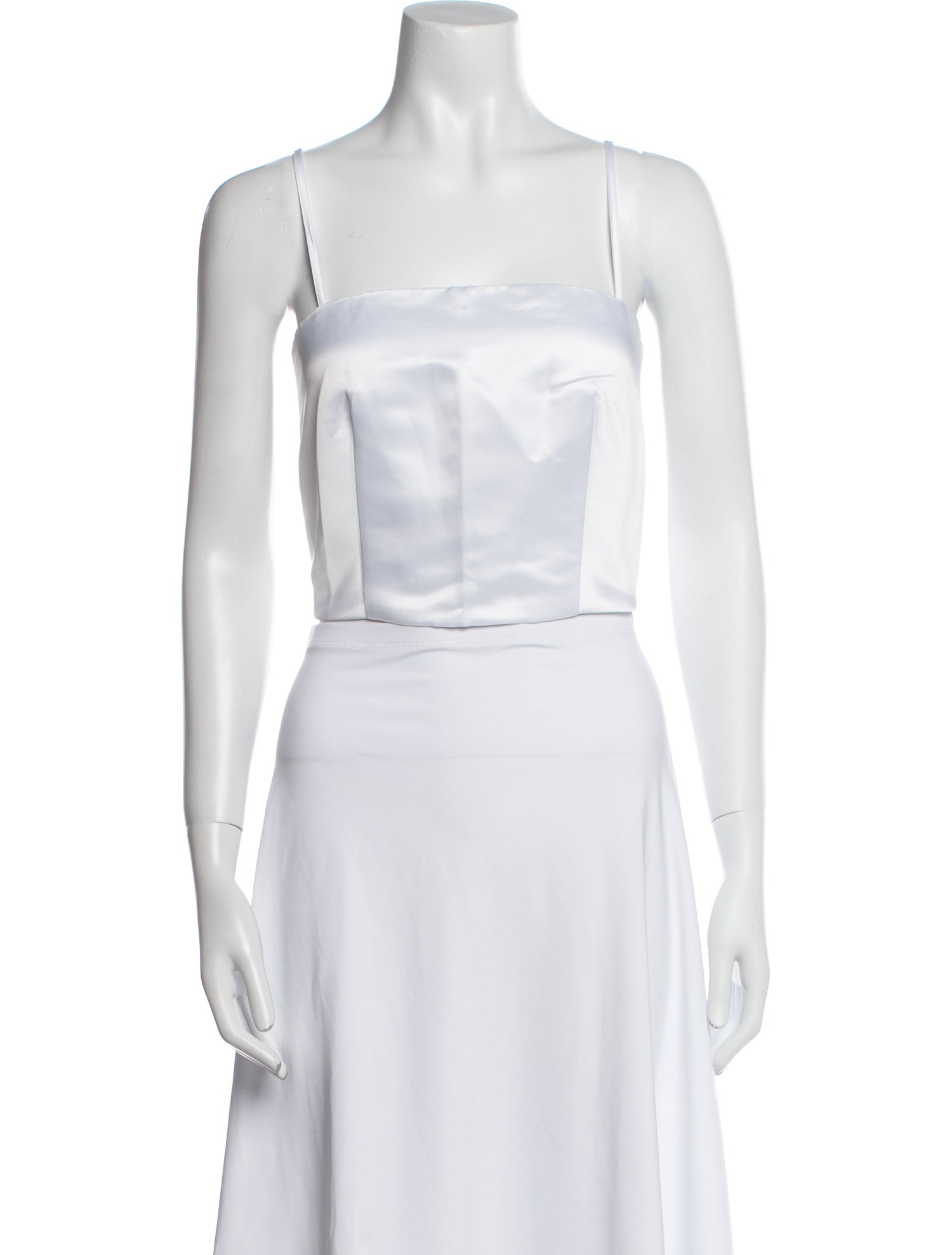 Miscreants Square Neckline Sleeveless Crop Top