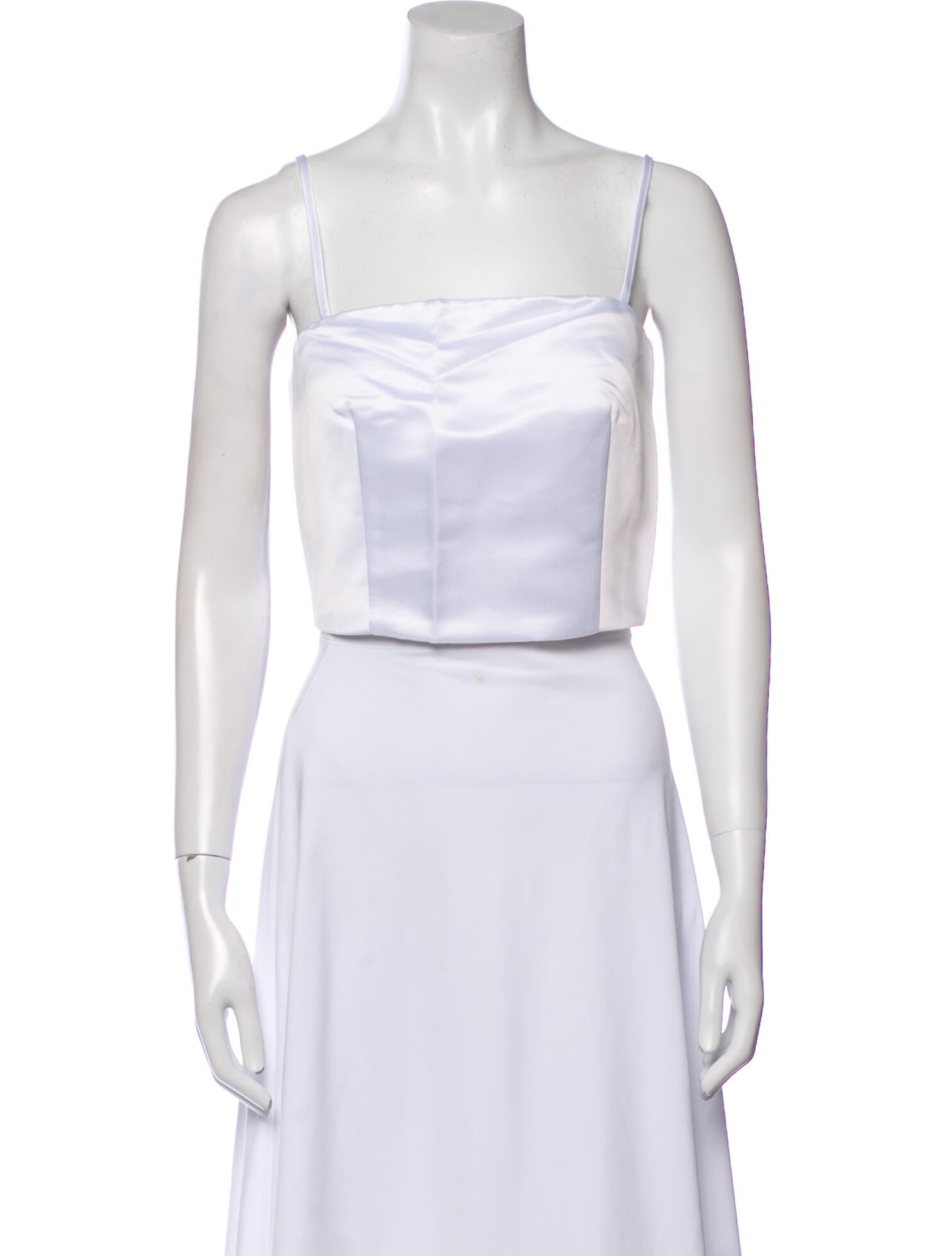 Miscreants Square Neckline Sleeveless Crop Top