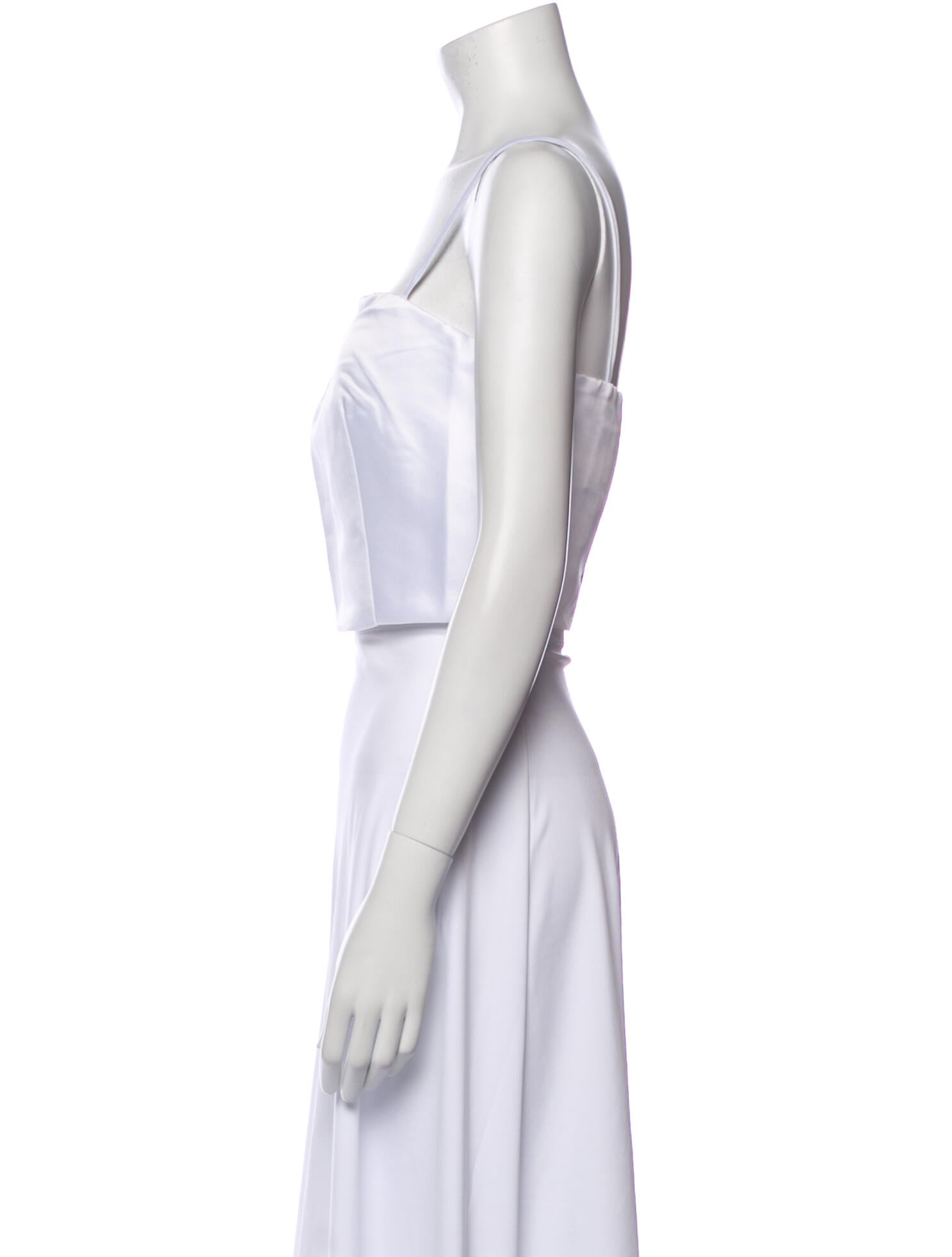 Miscreants Square Neckline Sleeveless Crop Top