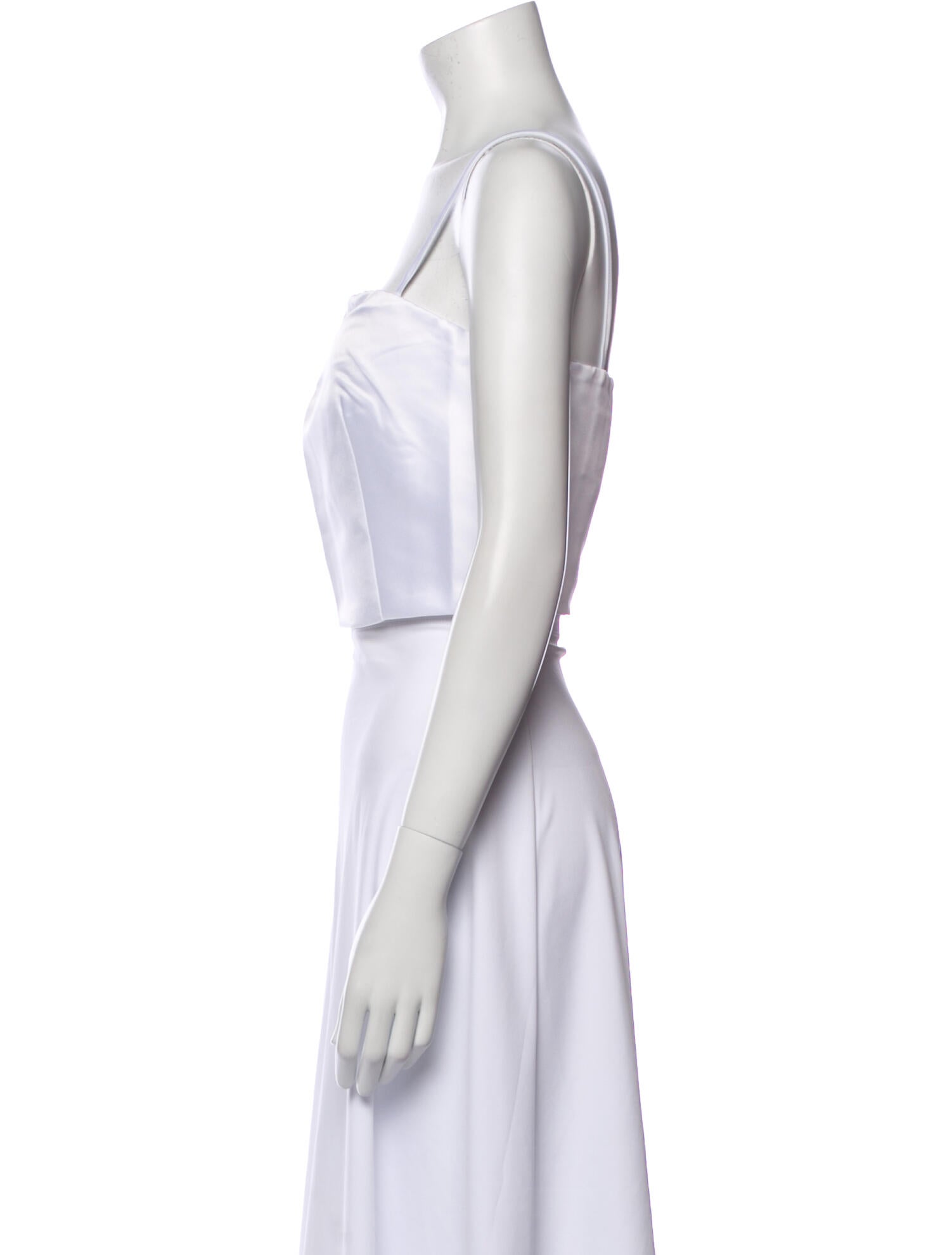 Miscreants Square Neckline Sleeveless Crop Top