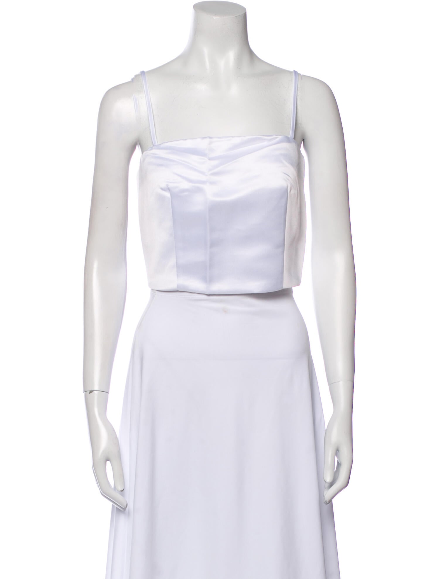 Miscreants Square Neckline Sleeveless Crop Top