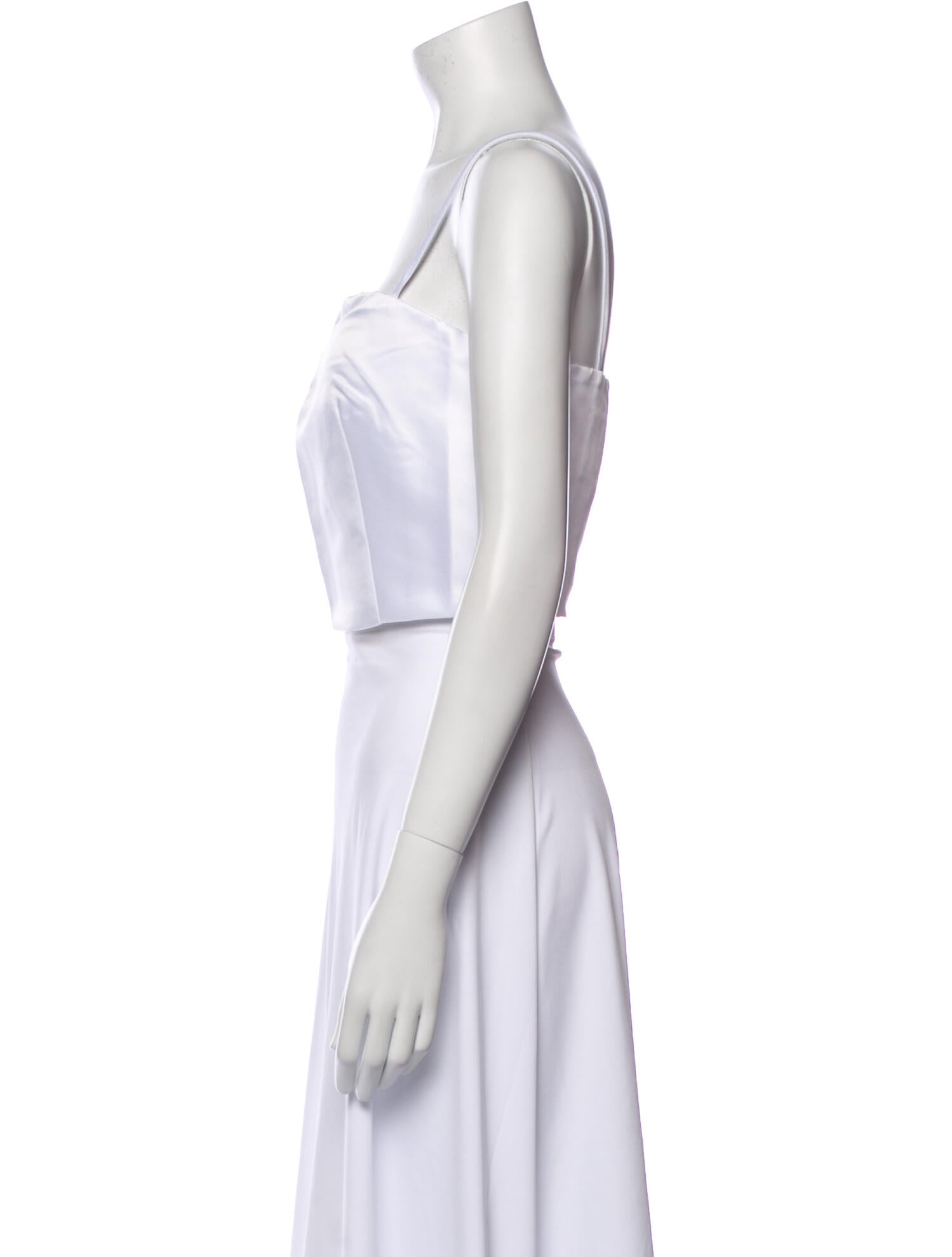 Miscreants Square Neckline Sleeveless Crop Top