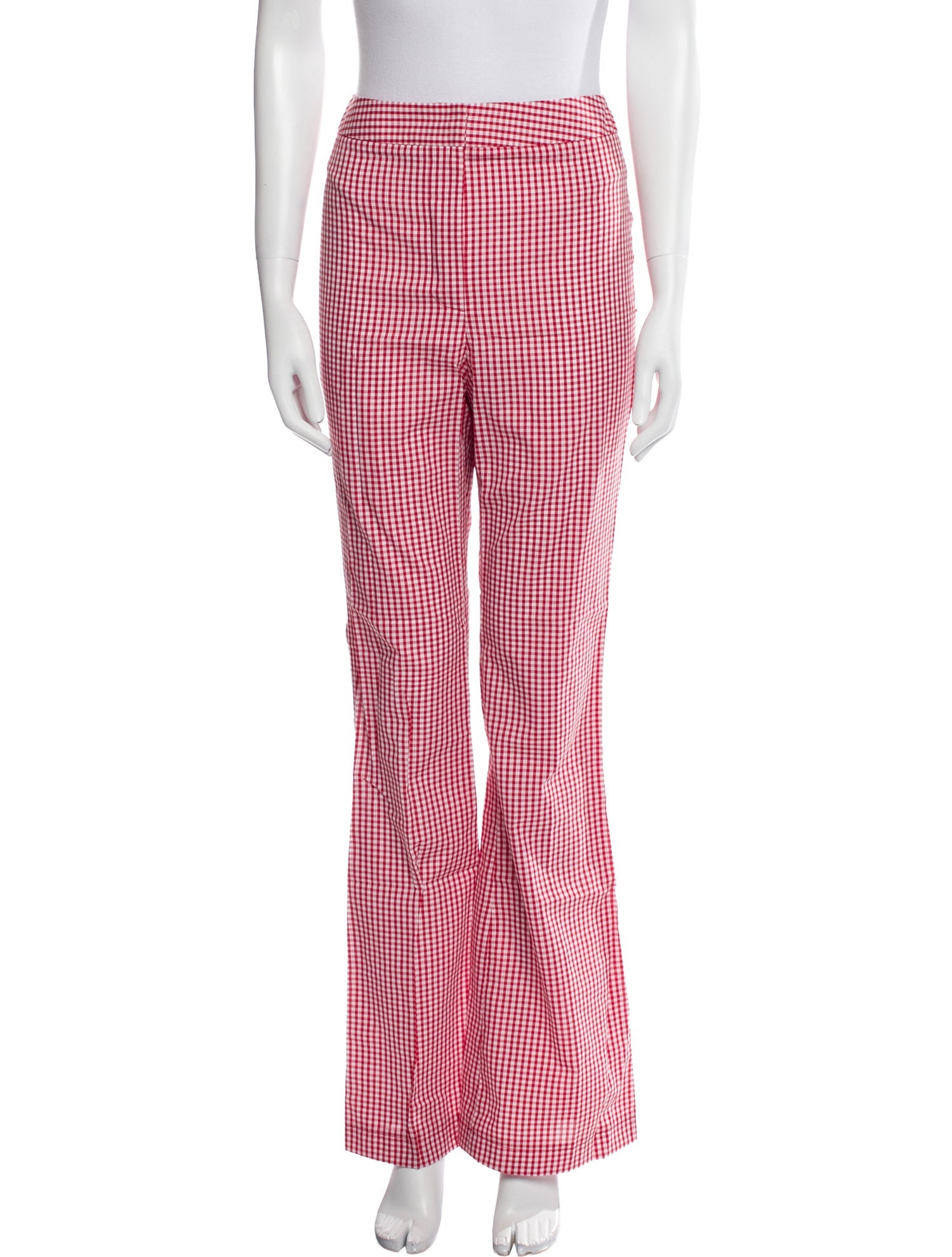 Miscreants Plaid Print Straight Leg Pants