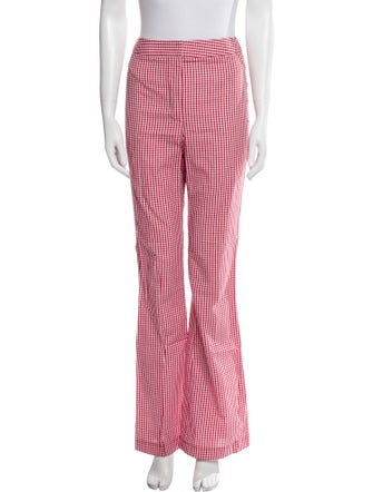 Miscreants Plaid Print Straight Leg Pants