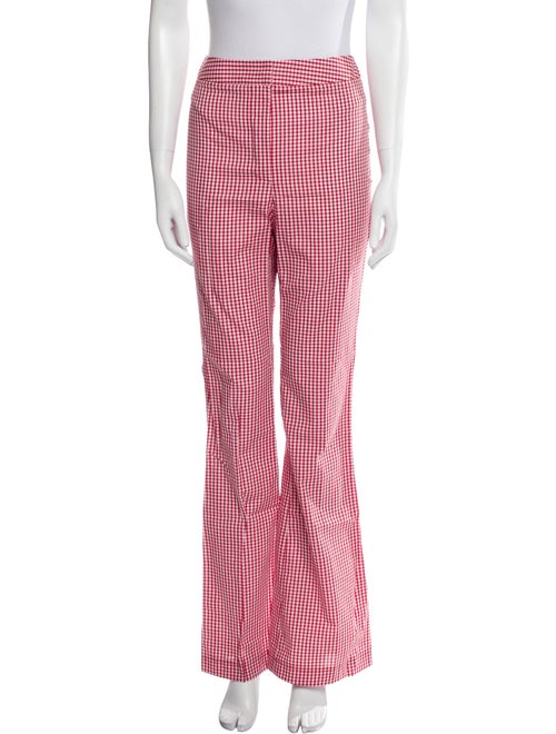 Miscreants Plaid Print Straight Leg Pants