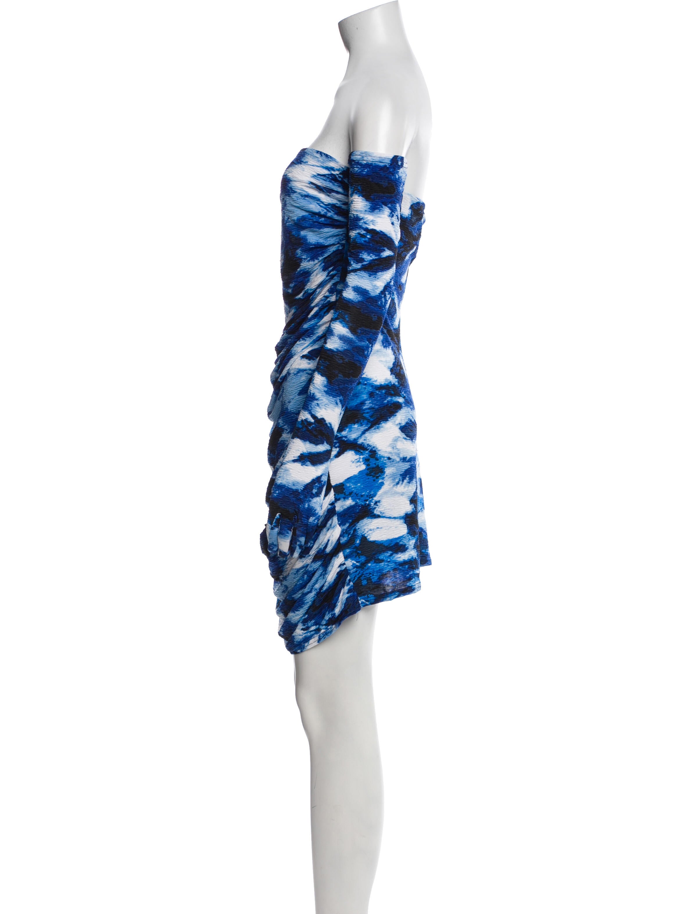 Miscreants Tie-Dye Print Mini Dress