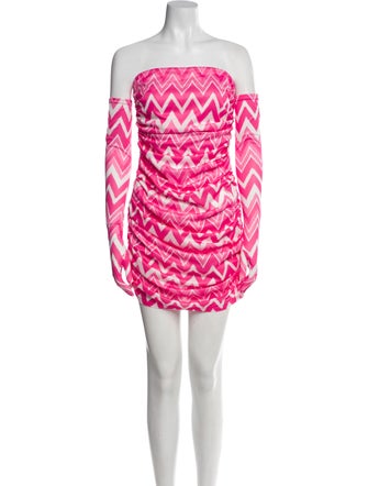 Miscreants Printed Mini Dress