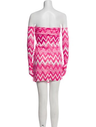 Miscreants Printed Mini Dress