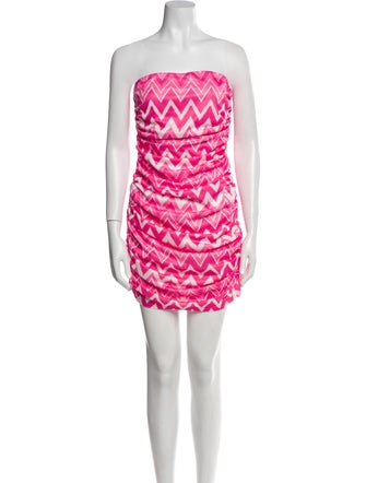 Miscreants Printed Mini Dress