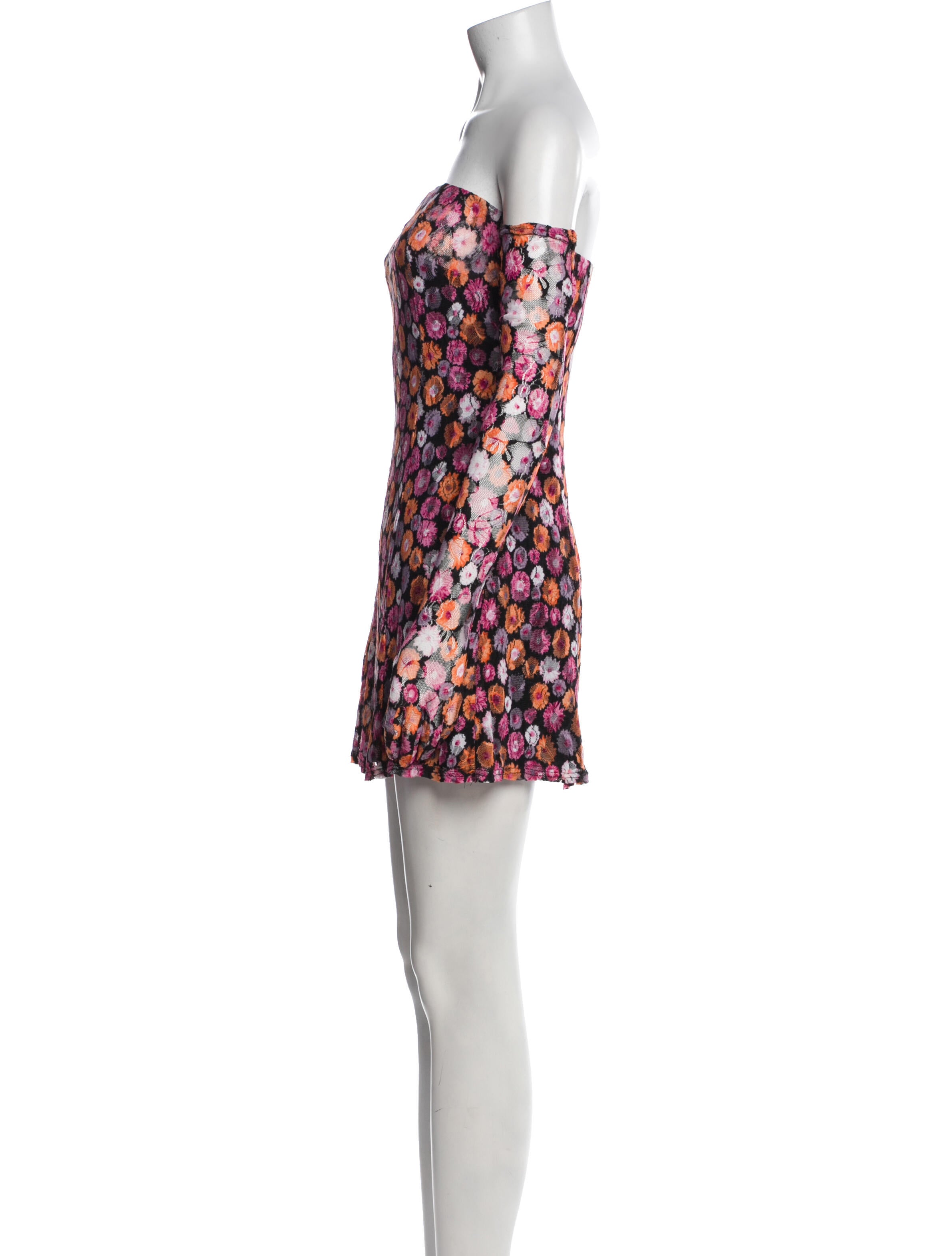 Miscreants Floral Print Mini Dress