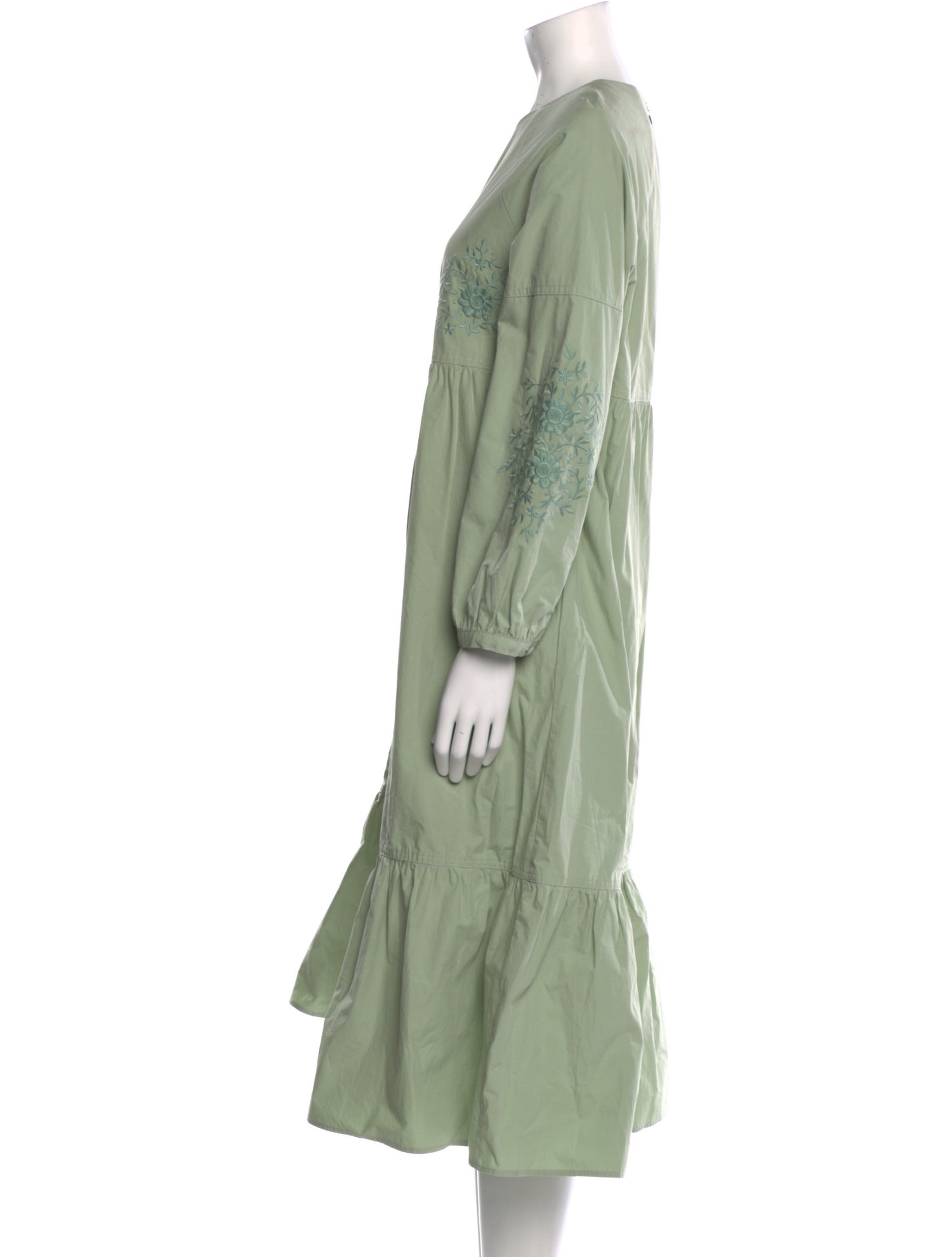 Meadows Crew Neck Long Dress