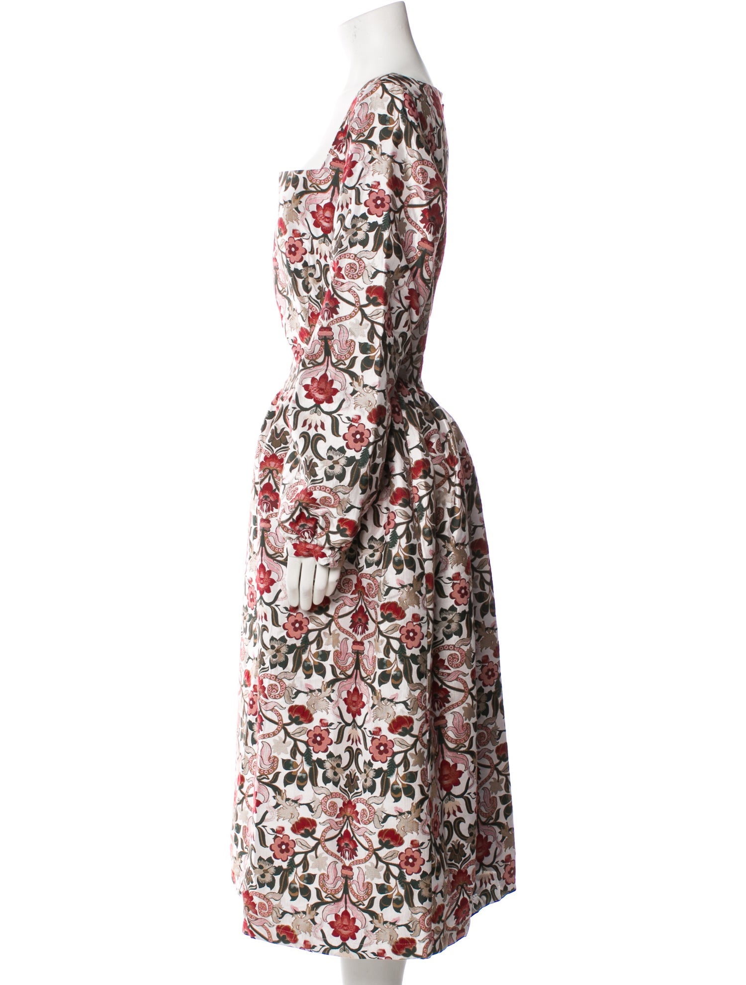 Meadows Floral Print Long Dress w/ Tags