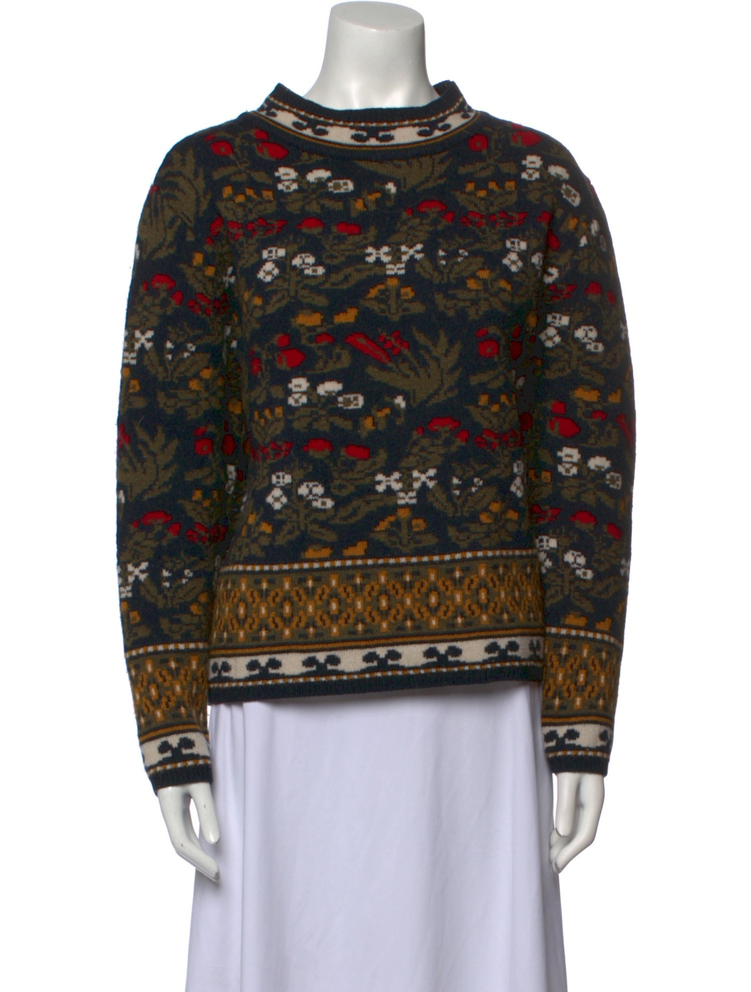 Meadows Wool Printed Sweater