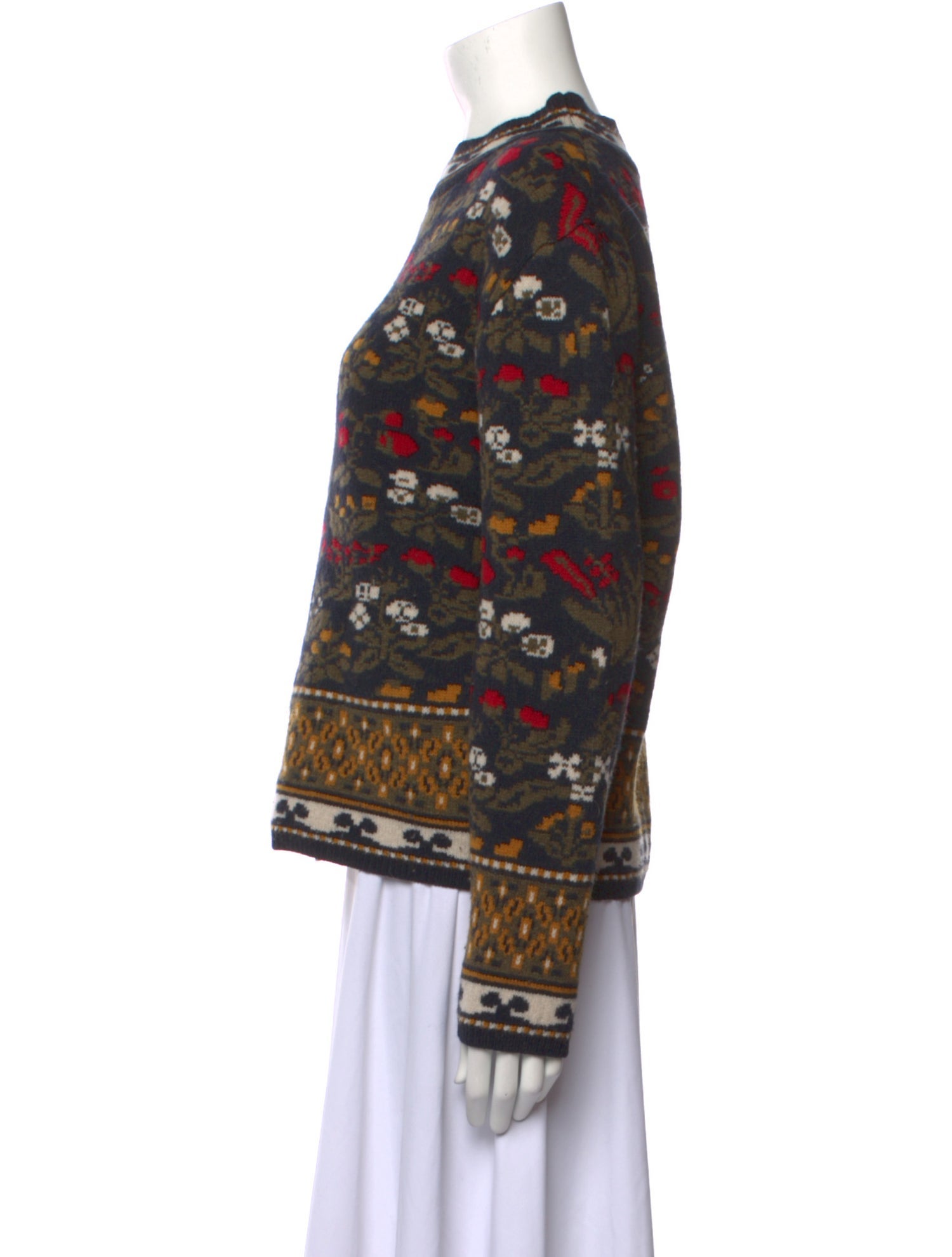 Meadows Wool Printed Sweater