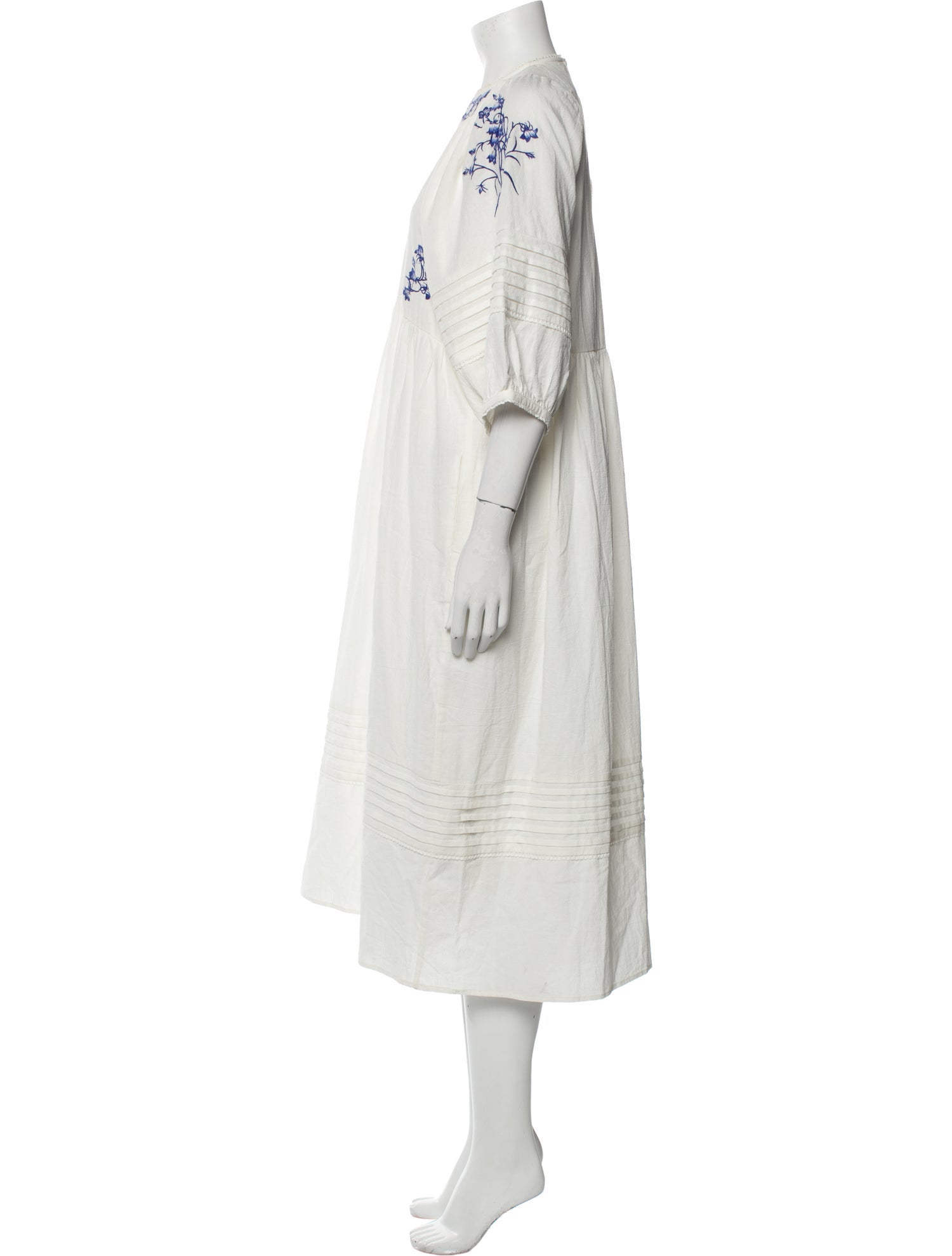 Meadows Crew Neck Midi Length Dress