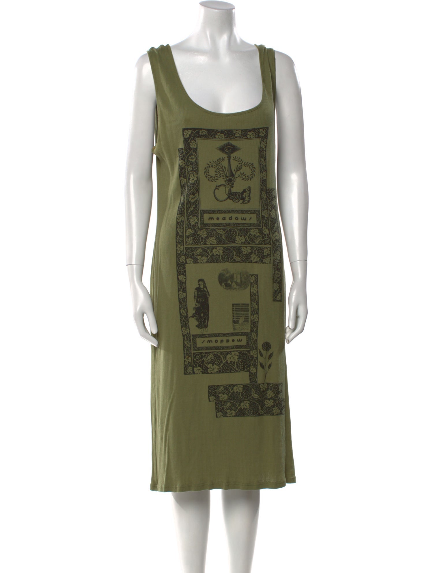 Meadows Printed Midi Length Dress