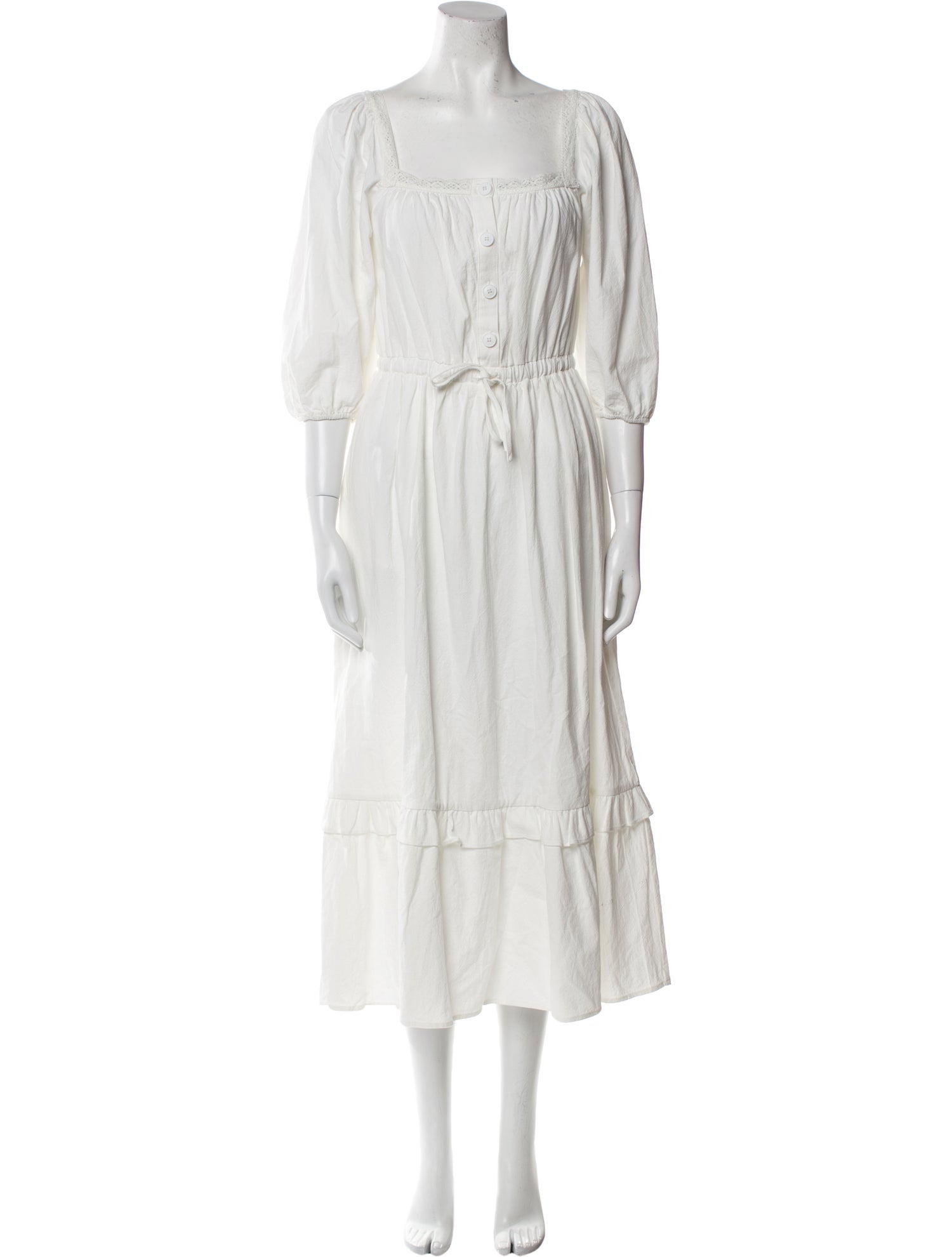 Meadows Square Neckline Long Dress