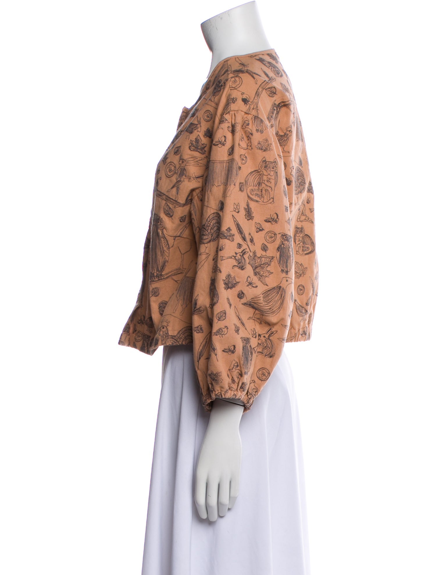 Meadows Printed Evening Jacket