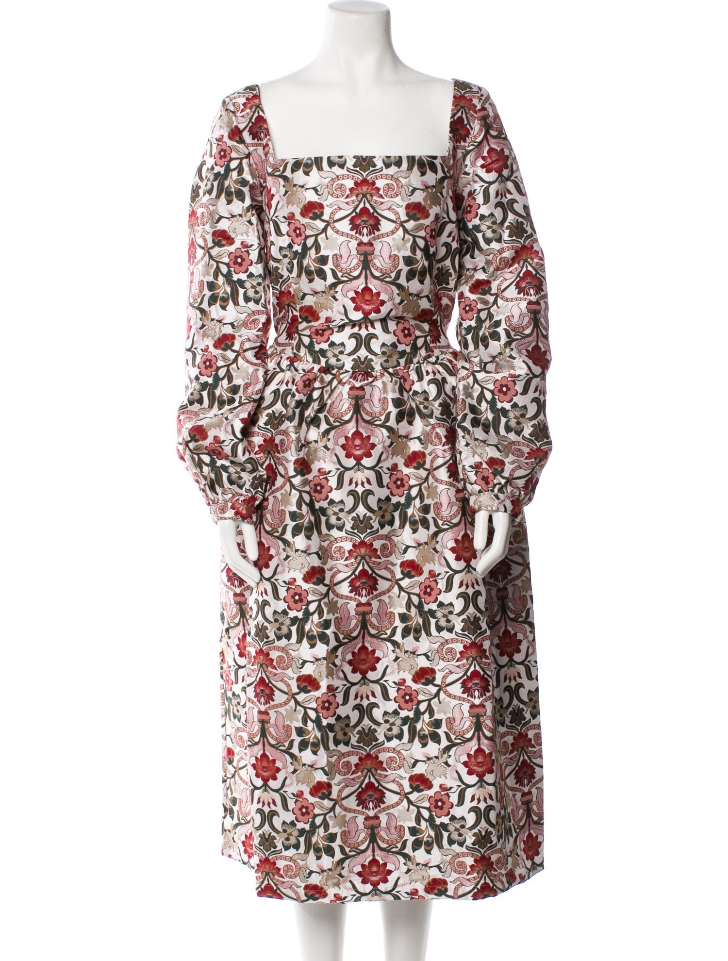 Meadows Floral Print Long Dress w/ Tags